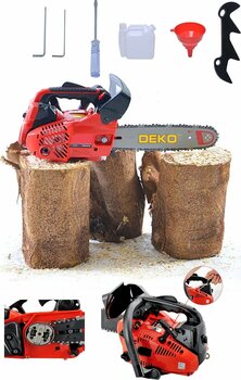 DEKO TURKEY 52cc Portatif Mini Benzinli Testere 30cm 13000rpm 2000w Benzinli Dal Budama Kesme Bıçkı Testeresi