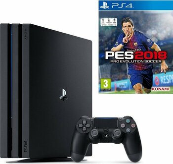 Sony Playstation 4 Pro 1 TB Siyah Oyun Konsolu + Pes 2018