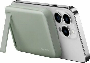 Energea Magpac Mini 10.000 Mah 20W Type-C Çıkışlı 15W Stant Özellikli Magsafe Powerbank - Yeşil