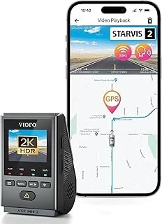 Viofo A119 Mini-2 Hdr 2K 60Fps 5Ghz Wifi Gps&Apos;Li Araç Kamerası