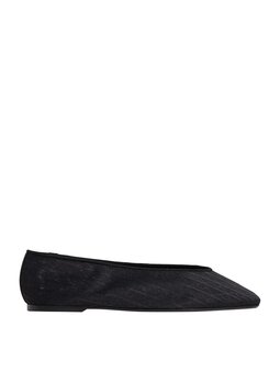 Calvin Klein Siyah Kadın Babet SQUARE BALLERINA MESH 37 15908455
