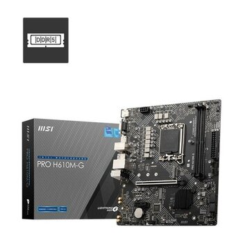 SHC4200 Msi H610M-G Ddr5 5600MHZ 1xvga 1xhdmi 1xdp 1xm.2 USB 3.2 Matx 1700P (12. / 13. 14. Nesi̇l Işl