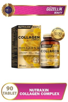 Nutraxin Beauty Collagen Complex Hidrolize Kolajen Tip 1|2|3|5|10 90 Tablet - Skt:07/2027