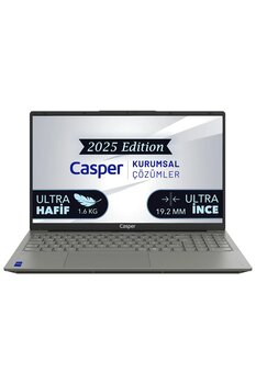 CASPER Nirvana X700.7430-8V00T-G-F Ryzen 5 7430U 8GB RAM 480GB NVMe SSD W11H 5.6\" Laptop