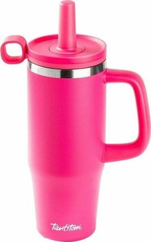 Tantitoni 020-01-PEMBE Pipetli Paslanmaz Çelik Termos Bardak 1l - 1 lt - Pembe