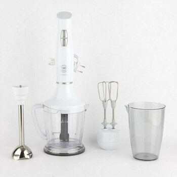 600W Çok Fonksiyonlu Blender Seti, Beyaz, Dayanıklı ve Güçlü Performans