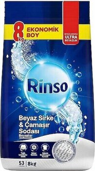 Rinso Beyaz Sirke & Çamaşır Sodası Beyazlar için 8 kg Toz Deterjan