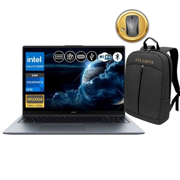 Huawei Matebook D16 I5-13420h 16gb Ram 1tb Ssd 16" Ips Fdos Notebook+ Çanta&Mouse (Mclg-W5651 A10)