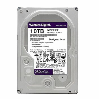 Western Digital WD101PURP 10 TB SATA 3 3.5" Harddisk