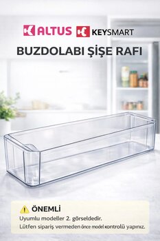 ÖZ BEYAZ EŞYA ALTUS _ALK 471 X Buzdolabı Kapak Şişe Rafı (ORJİNAL Y.PARÇA)