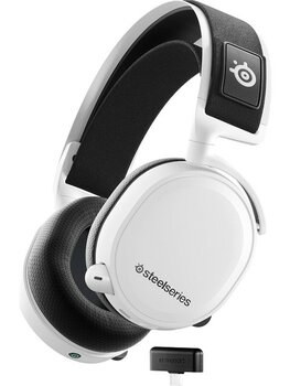SteelSeries Arctis 7 Plus Beyaz Kablosuz Kulak Üstü