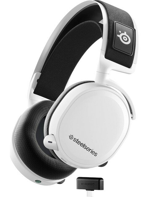 SteelSeries Arctis 7 Plus Beyaz Kablosuz Kulak Üstü