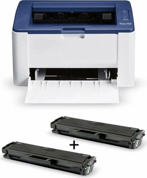 Xerox Phaser 3020 Wi-Fi Mono Lazer Yazıcı + 1 Adet Yedek Pluscopy Toner