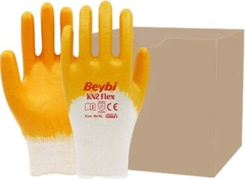 Beybi KN2 Flex Pamuklu Nitril 288 Çift İş Eldiveni