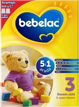 Bebelac 3 9+ Ay 900 gr Bebek Devam Sütü