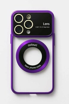 İphone 14 Pro Kılıf Kamera Korumalı Magsafe Colourl Mor