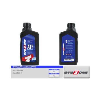 Otomatik Şanzıman Yağı Atf Iı 900cc Dexron Iı Kırmızı Aft 93165290 12 Adet