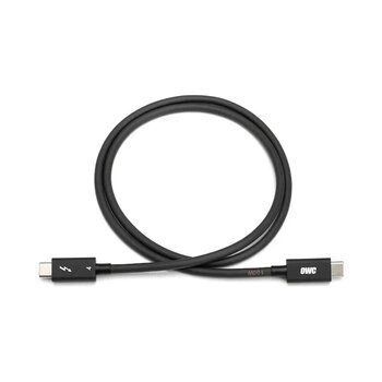 OWC Thunderbolt 4 USB Type-C 2 m Siyah Kablo
