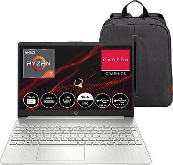 Hp 15S-EQ2000NT Amd Ryzen 7 5700U 16GB 512GB SSD Windows 11 Pro 15.6" Fhd Taşınabilir Bilgisayar 4H0J2EA+SNERTECHÇANTA