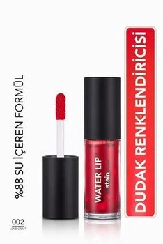 Flormar Kalıcı Mat Dudak Tint'i (Kırmızı) Water Lip Stain 002 Love Craft 8682536042178