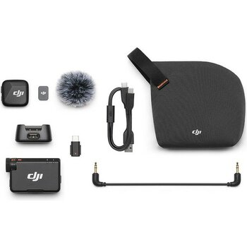 DJI Mic Mini (1Tx+1Rx) – Kablosuz Tek Kişilik Mikrofon Seti | İthalatçı Garantili