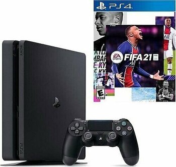 Sony Playstation 4 Slim 500 GB Siyah Oyun Konsolu + EA SPORTS FIFA 21