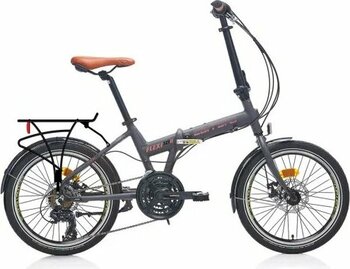 Carraro Flexi 121D Mat Storm Gri Siyah Katlanabilir Bisiklet