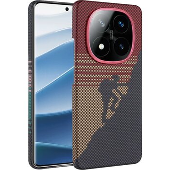 Xiaomi Note 14 Pro 5g Uyumlu Kılıf Magsafe Sarj Destekli Ultra Ince Özel Kesimli Kaymaz Kapak - Kırmızı - Redmi Note 14 Pro 5G