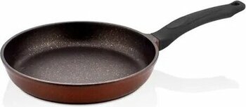 Falez FLZ-SDF30TV Kahverengi 30 cm Sedef Granit Döküm Tava