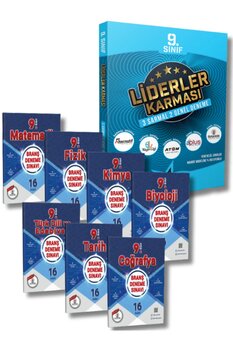 ÖZDEBİR YAYINEVİ Liderler Karması ve Özdebir Yayınevinden 9.Sınıf Tüm Dersler Deneme Seti