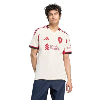 adidas Liverpool FC 2025/26 Deplasman Erkek Bej Futbol Forma JV6487