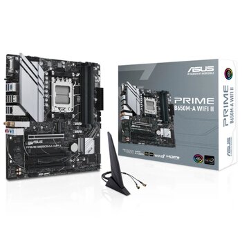 Asus Prıme B650m-A Wıfı Iı Soket Am5 Amd B650 Ddr5 6400 Mhz(O.c) Matx Anakart