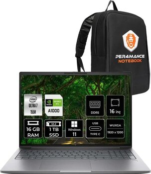 Hp Zbook Power G11 Ultra7 155H 16Gb 1Tb Ssd Rtxa1000/6Gb 16'' Wuxga W11H İş İstasyonu & Per4 Çanta