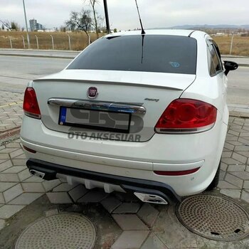 Fiat Linea Bagaj Üstü Spoiler Bagaj Çıtası Beyaz (sts Oto Aksesuar)