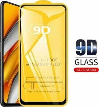 HANPORIUM General Mobile GM 21 Pro Ekran Koruyucu 9D Kırılmaz Cam - Ultra Darbe Emici Etkin Koruma - Ekranı Tam Kaplar - Şeffaf - Siyah