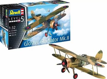 Revell Gloster Gladiator MkII 1:32 uçak Maket Model Kit