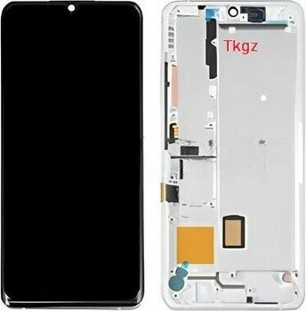 Xiaomi Mi Note 10 Lite LCD Ekran Dokunmatik Orijinal Kalite Çıtalı Beyaz