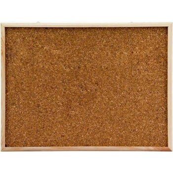 Ahşap Çerçeveli 60X90 cm Mantar Pano, Şık ve Kullanışlı Dekoratif Ürün - Ahşap - Beyaz - Seçenek 1