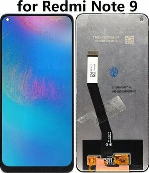 Xiaomi Redmi Note 9 Lcd Ekran Dokunmatik Siyah Çıtasız (518639773) Siyah