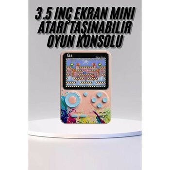 Pileli Store Game Box Mini 500 Adet Retro Oyun Taşınabilir Oyun Konsolu
