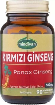 Mindivan Kırmızı Ginseng Extractı 90 Kapsül 500 Mg