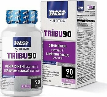 West Nutrition Tribu90 Tribulus Terrestris & Lepidyum (Maca) Ekstresi 90 Tablet