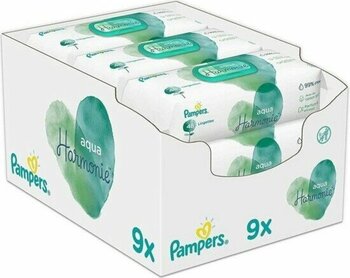 Pampers Prima Aqua Pure Islak Havlu Mendil 48'li X 9 Adet 432 Yaprak