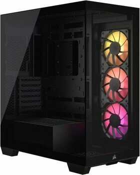 Corsair 3500X Argb Siyah 4X120MM Fan Temperli Cam USB 3.2 RM850E 850W 80+ Gold Güç Kaynağı Mid Tower E-Atx Gaming Kasa