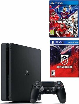 Sony Playstation 4 Slim 500 GB Siyah Oyun Konsolu + Pes 2020 + Driveclub
