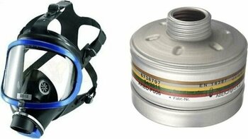 Drager X-Plore 6300 Tam Yüz Gaz Maskesi + A2b2e2k2 Hg P3 Filtre 6738797 Set