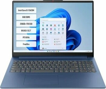 Lenovo Ideapad Slim 3 15IRH10 83K10062TR02 Mavi Intel Core i5-13420H 8 GB RAM 256+1 TB SSD 15.3 inç Dizüstü Bilgisayar