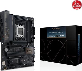 ASUS PROART B650 CREATOR WIFI-6 DDR5 HDMI-DP PCIE 5.0 AM5 ATX