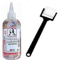 Monalisa Puzzle Yapıştırıcısı 250 ml 1 Adet ve Silindir Sünger Fırça 1 Adet