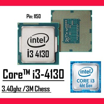Intel® Core™ İ3 4130 3.40 Ghz 3Mb Cache Lga 1150P Tray Masaüstü Bilgisayar İşlemci Outlet